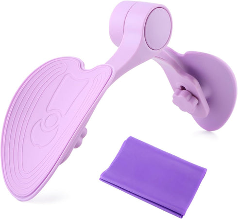 Vornetil Pelvic Floor Muscle Trainer with Resistance Band, Hip & Pelvic Trainer Kegel Exerciser,Adjustable Inner Thigh