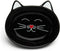 Park Life Designs Ceramic Cat Dish - Stylish & Durable Food & Water Bowl for Cats & Kittens (Black) | Easy-Clean,