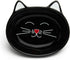 Park Life Designs Ceramic Cat Dish - Stylish & Durable Food & Water Bowl for Cats & Kittens (Black) | Easy-Clean,