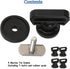 Tie Downs Track Mount for Kayak, Vertical Tie Downs for Cooler, Crate & Accessories, 4 Pack