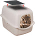6 Pack Charcoal Cat Litter Box Replacement Filter, Hooded Cat Litter Boxes and Pans