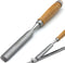 Golf Grip Tape Stripper Remover Tool with Chrome Vanadium Steel and Wooden Handle