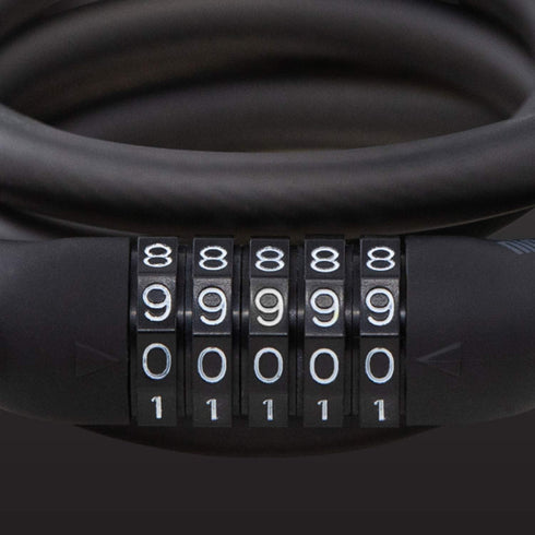 Segway Ninebot Password Cable Lock for Bikes and Scooters, Color: Black