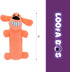 (1 Count, 6, Multipet Original Loofa Dog Plush Toy - Squeaky Toy for All Dogs - Extra Soft Plush - Stuffed Animal Dog