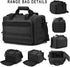 Tactical Gun Range Bag, Deluxe Pistol Shooting Range Duffle Bags