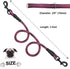 BTINESFUL 3FT Dog Tie Down, Nylon Rope Short Tether for Indoor Training and Vehicle Safety