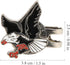 Restokki Portable Mini Golf Ball Marker Eagle Bird Magnetic Hat Clip for Golf Training Aids Outdoor Accessory