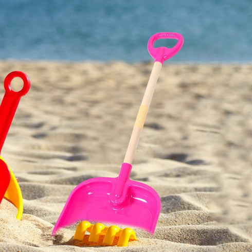 2Pcs SUPVOX Beach Shovels Thickened Plastic Sand Remover Tools for Outdoor Adventures Detachable Design for for Garden