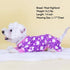 KYEESE Velvet Dog Pajamas for Medium Sized Dogs, Soft Pjs with Unicorn Pattern, 2X-Large