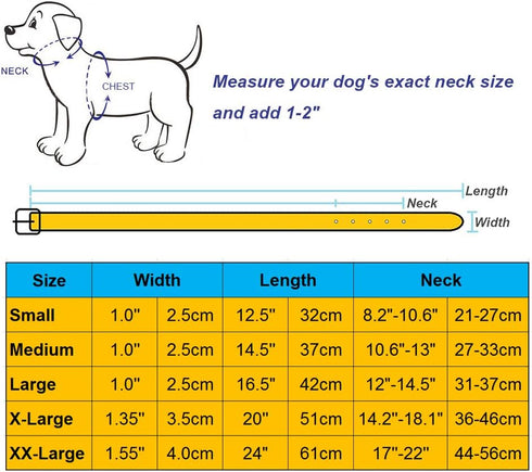 Mushrooms Spiked Rivet Studded Adjustable PU Leather Pet Collars for Cats Puppy Dogs (10.6"-13" Neck, A Blue)