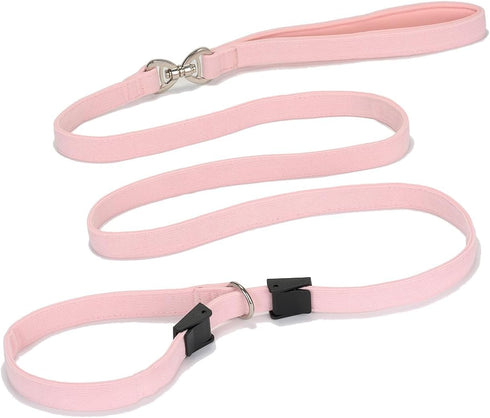 YUDOTE Slip Lead Dog Leash, Soft Corduroy 6 FT Training Leash for Medium Large Dogs, No Pull with Padded Handle - Light