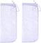 ALEGI Reusable 180 Micron Media Filter Bag, Extra Fine Drawstring Mesh Filter Bags (10"*3.9", 6 Pack)