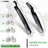 RBRL Adjustable Bike Fender, Thicken and Widen Universal 24-29 inch, Against Splashing Water and Dust