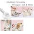 Self Cleaning Slicker Brush for Dogs and Cats, Pet Grooming Hair Brush for Undercoat, Loose Hair, Mats, Tangles