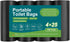 100 8 5-8 Portable Toilet Bags, Drawstring Biodegradable Camping Potty Bags Gallon Waste Bags for Gallon Bucket Toilet