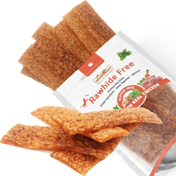 Chicken Dog Chew Chips, Puffed Human Grade Chicken Treat, Rawhide Alternative, 12pcs/Pack