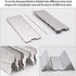 Stove Windscreen, 16 Plates Aluminum Stove Windshield with Drawstring Bag for Camping, Butane Stoves