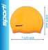 Sporti Silicone Swim Cap for Kids, Unisex Youth Bathing Caps for Swimming Protection, Aged 2-10