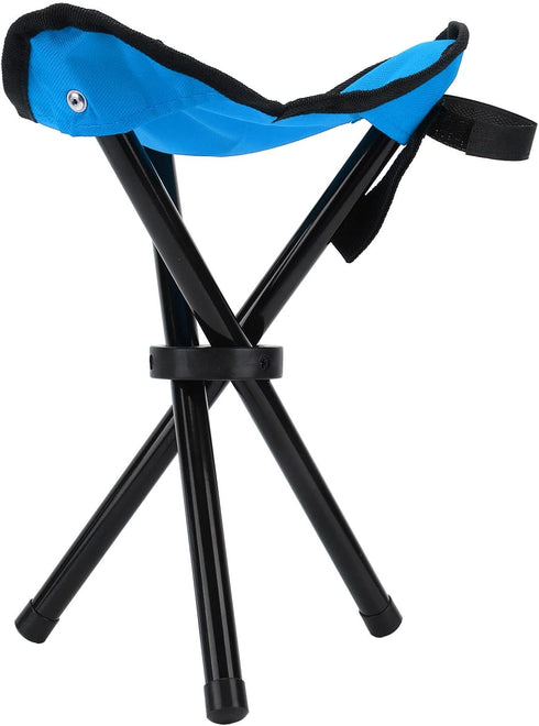 RiToEasysports 3 Camping Tripod Stools, Legs Folding Portable Tall Slacker Chair Lightweight Camping Tripod Seat Garden