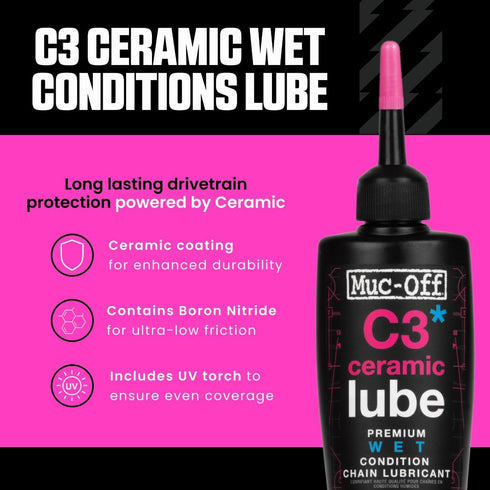 C3 Muc-Off Ceramic Wet Bike Chain Lube