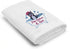 DAN RIVER 100% Cotton Dog Bath Towel, Ultra Soft 450 GSM, Quick Drying, 20x40 inches, White