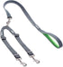 Mighty Paw Double Dog Leash, No Tangle Design, Adjustable Split Lead for 2 Pets, Reflective Dual Pet Lead