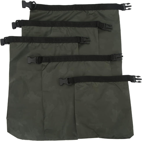 VBESTLIFE Waterproof Dry Sacks, 1.5L, 4L, 5L, 7L, 10L, 5Pcs Storage Dry Bag for Outdoor Swimming, Camping, Rafting