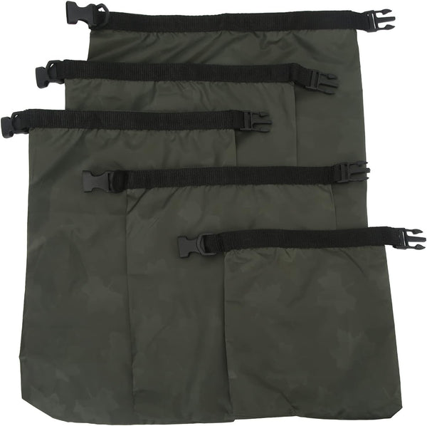 VBESTLIFE Waterproof Dry Sacks, 1.5L, 4L, 5L, 7L, 10L, 5Pcs Storage Dry Bag for Outdoor Swimming, Camping, Rafting
