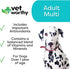 60 Vet Worthy Adult Multi Vitamins - Multivitamin for Dogs to Support Optimum Health and Overall Wellness - Dog