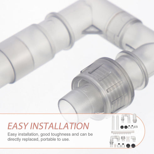 1 Pack Plumbing Fittings Aquarium Supply, Water Tube for Fish Tank Replacement, Intake and Outflow Tube