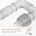 1 Pack Plumbing Fittings Aquarium Supply, Water Tube for Fish Tank Replacement, Intake and Outflow Tube
