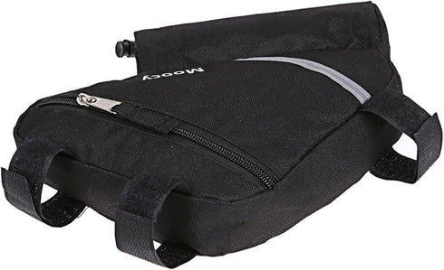 MOOCY Ultralight Reflective Bicycle Triangle Frame Bag with Water Bottle Pouch