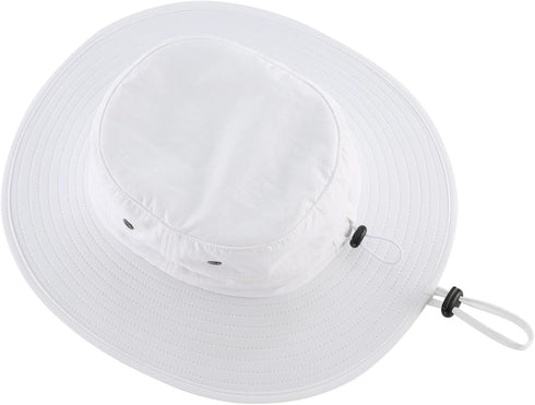 Home Prefer UPF50+ Mens Sun Hat, Wide Brim Fishing Hat for Sun Protection, Bucket Hat for Beach Gardening Golf