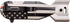 Tac-Force- Folding Knife – Black Stainless Steel Drop Point Blade, Black and Silver U.S.A.A. Flag Bomb Aluminum Handle w/Pocket Clip, Liner Lock, Tactical, EDC, Rescue - TF-1039BFG by TAC FORCE