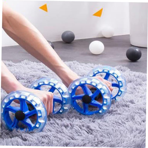 Weight Loss Equipment Exercise Roller and Small Dumbbell Weights, Home Dumbells Fitness Wheel Equipment