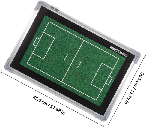 Football Coaching Board Soccer Training Whiteboard Aluminum Alloy Dry Erase Marker Board for Coaches with Magnetic