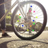 Star Bike Wheel Spokes Bead Plastic Clip Decorations for Children's Bicycle Spokes Accessories, 36 Pieces