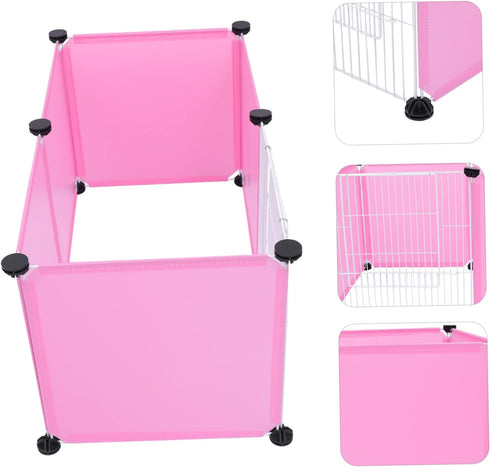 SUPVOX Pet Cage Toys Small Animals Cage Exercise Fence for Hamster Rabbit Hedgehog Easy Install No Tools Needed Safe