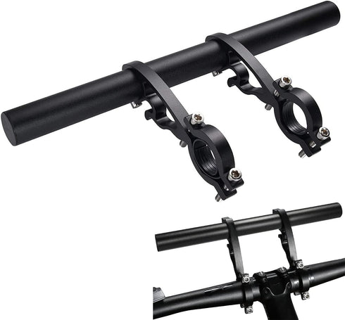 XNX Bicycle Double Handlebars Extender Aluminum Alloy Bracket Accessories for 20mm-32mm Bars Caliber