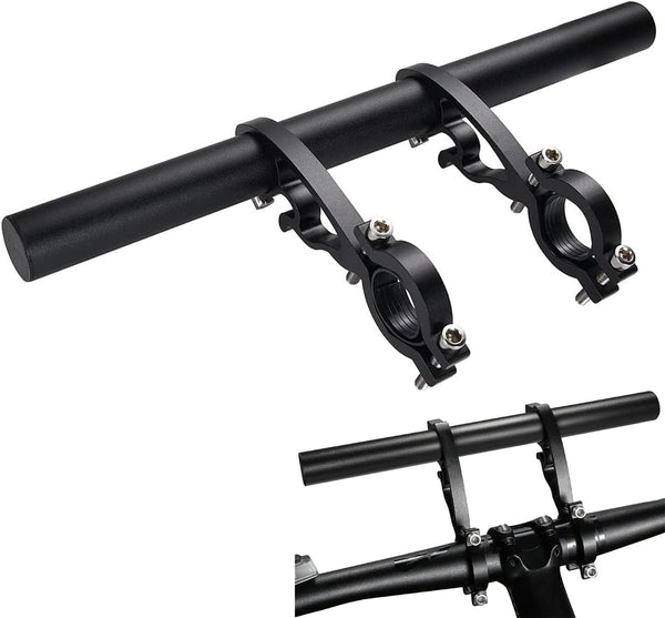 XNX Bicycle Double Handlebars Extender Aluminum Alloy Bracket Accessories for 20mm-32mm Bars Caliber
