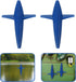 HINTRMENT 2pcs Set Trolling Bird Teaser Lures Blue Hard Baits for Offshore Tuna Sea Fishing Trolling Accessories