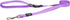 Reflective Dog Leash for Large Dogs, 3/4" wide, 6' long, Purple