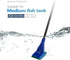Aquarium Cleaning Tools Kit 5 in 1 for Long Deep Fish Tank, Includes Algae Scraper, Cleaning Sponge, Fishnet, Gravel