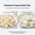 H2ONDBQF 6 oz Freeze-Dried Tofu Cubes High Protein Dehydrated Tofu Instant Vegan Protein for Ramen Toppings, Miso Soup