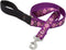 LupinePet Originals 6-Foot Padded Handle Leash for Medium and Larger Dogs, 1" Rose Garden