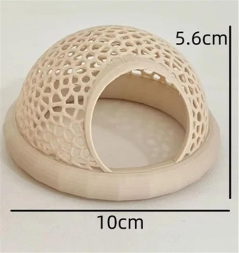 Bingche 4pcs 3 1 Hammock Aquatic Pet Lounge Aquarium Accessories Floating Hole Fish Shrimp Hiding Place