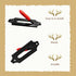 LAJIAOZ 3Pcs European Mount Skull Hangers with Silicone Protector for Indoor/Outdoor Hunting Displays (Red)