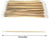 Gun Cleaning Supplies, Dual-Ends Tips Swabs, 6 Inch Long Cotton Swabs with Bamboo Sticks in Storage Case for Maintenance