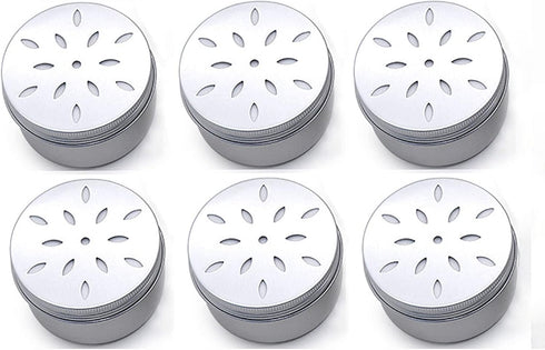 Dog Scent Work Tins 6 Pack, Dog Nose Work Training Box Containers (Drip-C)