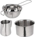 Cabilock 1Set Stainless Steel Melting Pot Ergonomic Design Capacity for Butter Cheese